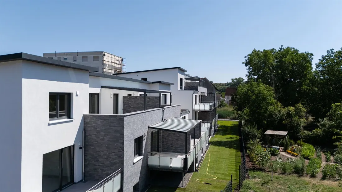Neubaugebiet in Kraichtal-Unteröwisheim, Aussenansicht 3