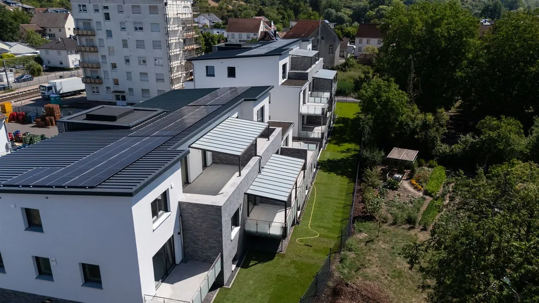 Neubaugebiet in Kraichtal-Unteröwisheim, Aussenansicht 4